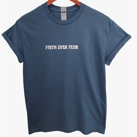 FAITH OVER FEAR Unisex Adult 100% Cotton T-Shirts - Various - Picture 8 of 9